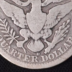 1916-D/D Barber Quarter Fine Condition Very Cool Circulated Look