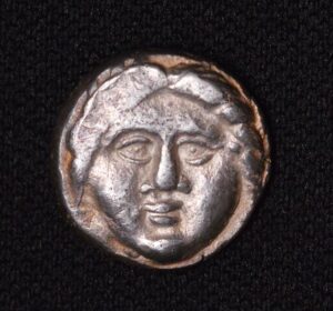 Greek: THRACE. Apollonia Pontica. Ca. mid-late 4th century BC. AR Diobol AU