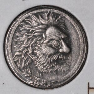 Jerry Garcia of the Grateful Dead Silver Hobo Nickel Custom Made