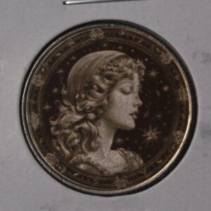 Early 1920's Design on Washington Quarter Hobo Art!