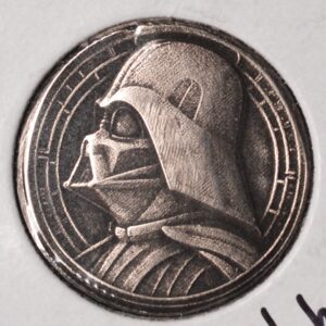 Darth Vader Carved Hobo Silver Nickel - "Luke, I am YOUR Father"!