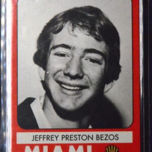 Jeff Bezos Rookie Card G.A.S. #7 NTWRK GAS Employee of Month In Hand Mint