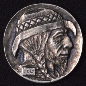 Wild Bill Hand Carved Hobo Nickel!