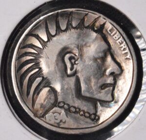Giuliano the Punk - Hobo Nickel Custom Carving!
