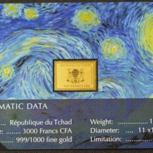 Gold Bar DaVinci Art 24k .999 Pure!