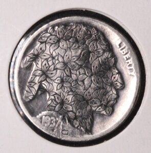 The Leaf Blower Man Hobo Nickel Italian Art Real Buffalo Nickel!