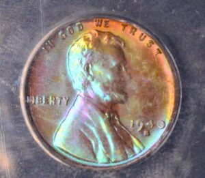 1940-S Lincoln Monster Toned Wheat Cent MS64RB Red Brown MUCH BETTER IN HAND!