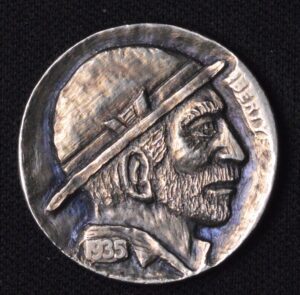 Old Man Hobo Joe Hobo Nickel