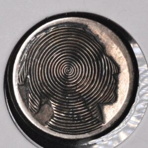 WHOAA!! Dizzy yet!! Hobo Nickel Very Unique Spiral!