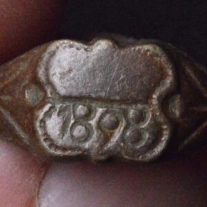 Jay's Birthyear 1898! Antique Bronze Ring Very Rare and Unique!!