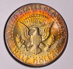 MONSTER MINT SET TONED!! 1964-P John F. Kennedy Silver Half Dollar
