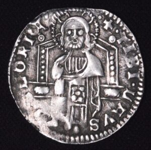 1394 Italy Venice Silver Grosso - Dodge ANTONIO VERNIER Rare Type III VF/XF