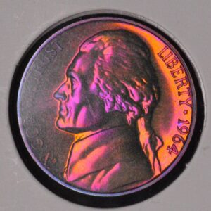 RADICAL MONSTER TONED 1964 Jefferson Nickel!