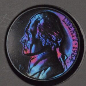 MONSTER Toned 1964 Proof Jefferson Nickel