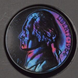 MONSTER Toned 1964 Proof Jefferson Nickel