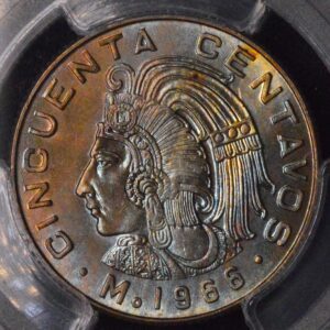 1966 Mexican Centavo MONSTER TONED BOTH SIDES!