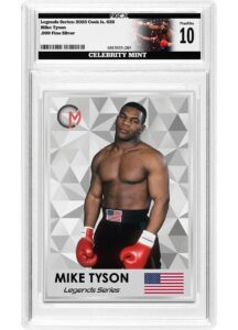 2023 $1 Cook Islands 3g .999 Silver Card Legends Series Mike Tyson NGCX PL10