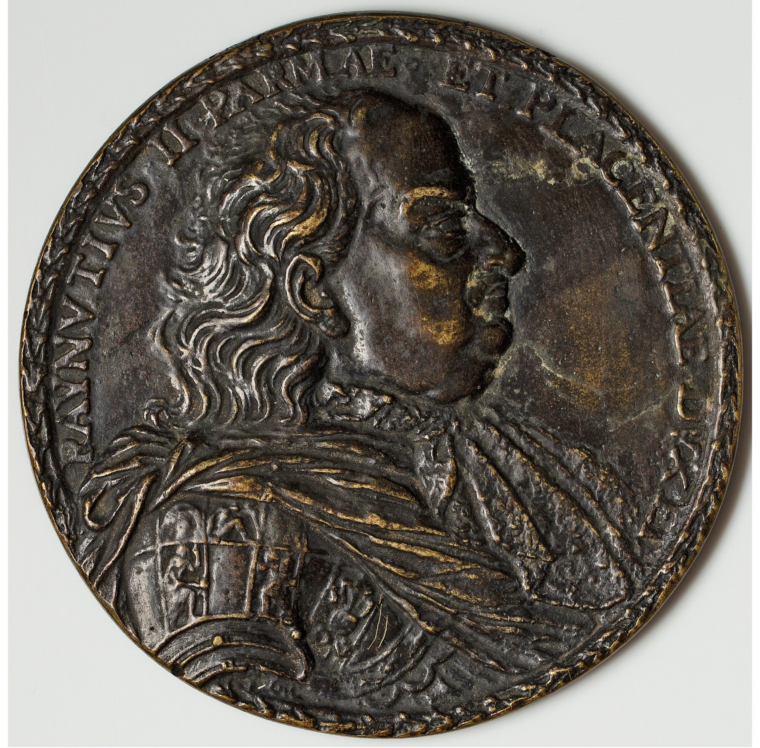 Italy: Parma. Ranuccio II Farnese (1630-1694) cast bronze "Acquisition of Bardi and Compiano" Medal