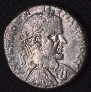 Rome. Carrhae. Macrinus, AD 217-218. Billon Tetradrachm. 14.4 g. UNC