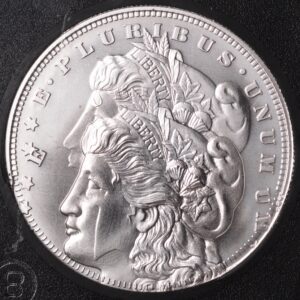 TOTAL MISPRINT! SILVER MORGAN 1 OZ SILVER ROUND DOUBLE STRUCK ACCIDENTALLY!