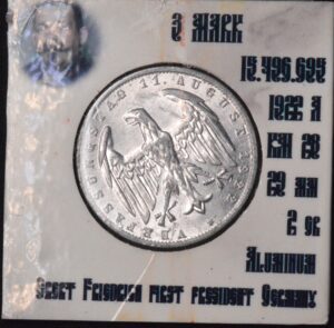 3 Mark from the Weimar Republic