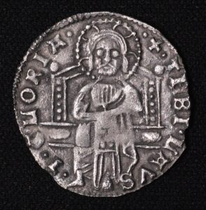 Antonio Venier Silver Grosso Venice Italy 1382-1400 A.D