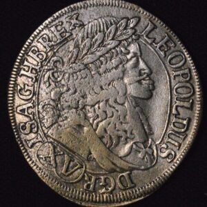 1685 German Leopold I 15 Kreuzer Struck by Graf von Hohenldil XF