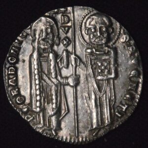 ITALY VENICE PIETRO GRADENIGO GROSSO CHRIST DOGE SILVER