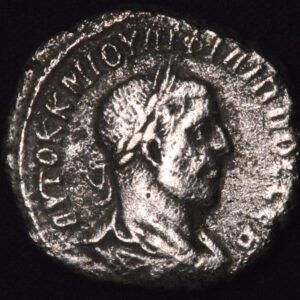 Large Silver Tetradrachm Roman Coin w COA Eagle Wings Open CERTIFIED Philip I Silver