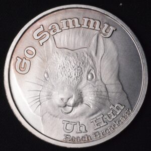 Sammy the Squirrel 1 oz Silver Round RARE!