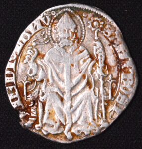 1378-1385 - Italy Milan 1 Grosso Silver with Gorgeous Orange Tones!
