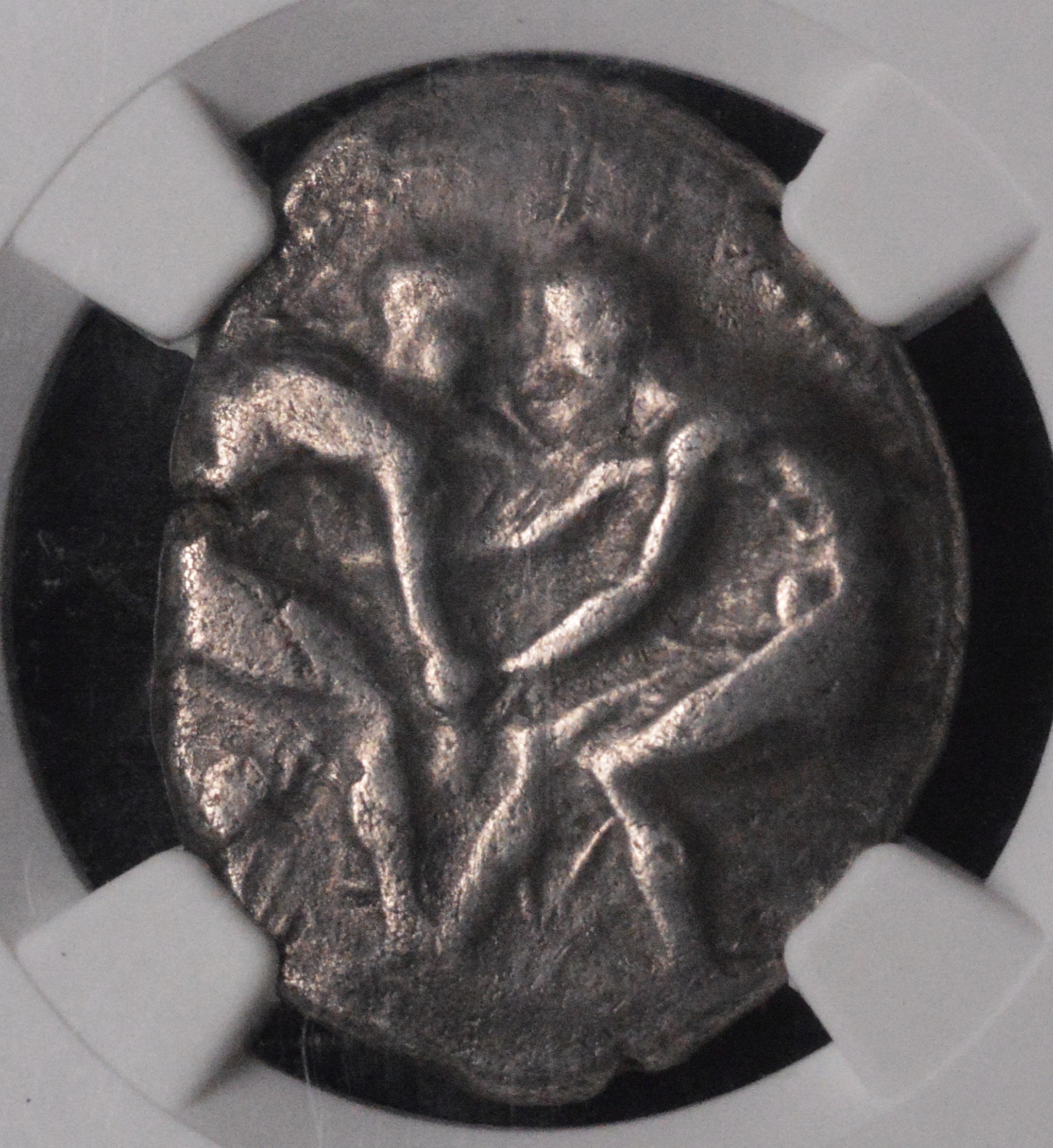 Pamphylia Aspendus 4th-3rd B.C AR Stater NGC F 3/4, 3/4