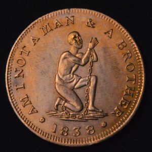 1838 Am I Not A Man & A Brother Woman & Sister Patrick Mint Token Medal 27mm